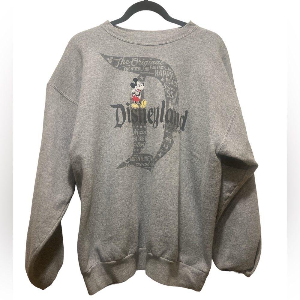 Disneyland Park Gray Mickey Crewneck Size L